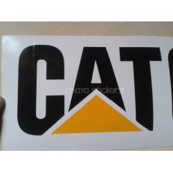 Cat - Caterpillar logo sticker / decal for cars , bikes, and laptop. 